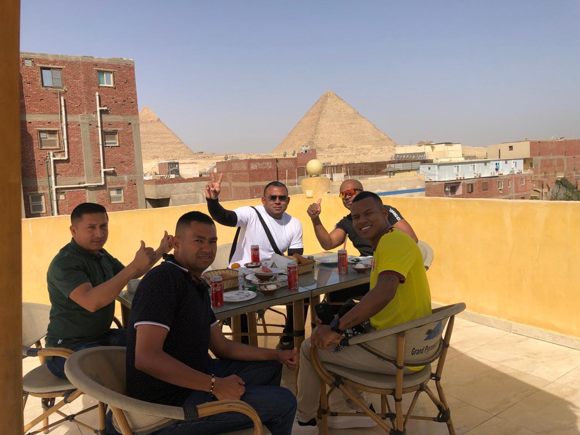 Grand Pyramid View Hotel Kafret el-Gabal Esterno foto